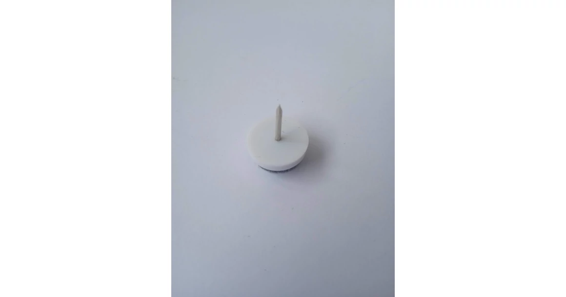 Kép 2/2 - Filces csúszótalp fehér 18mm