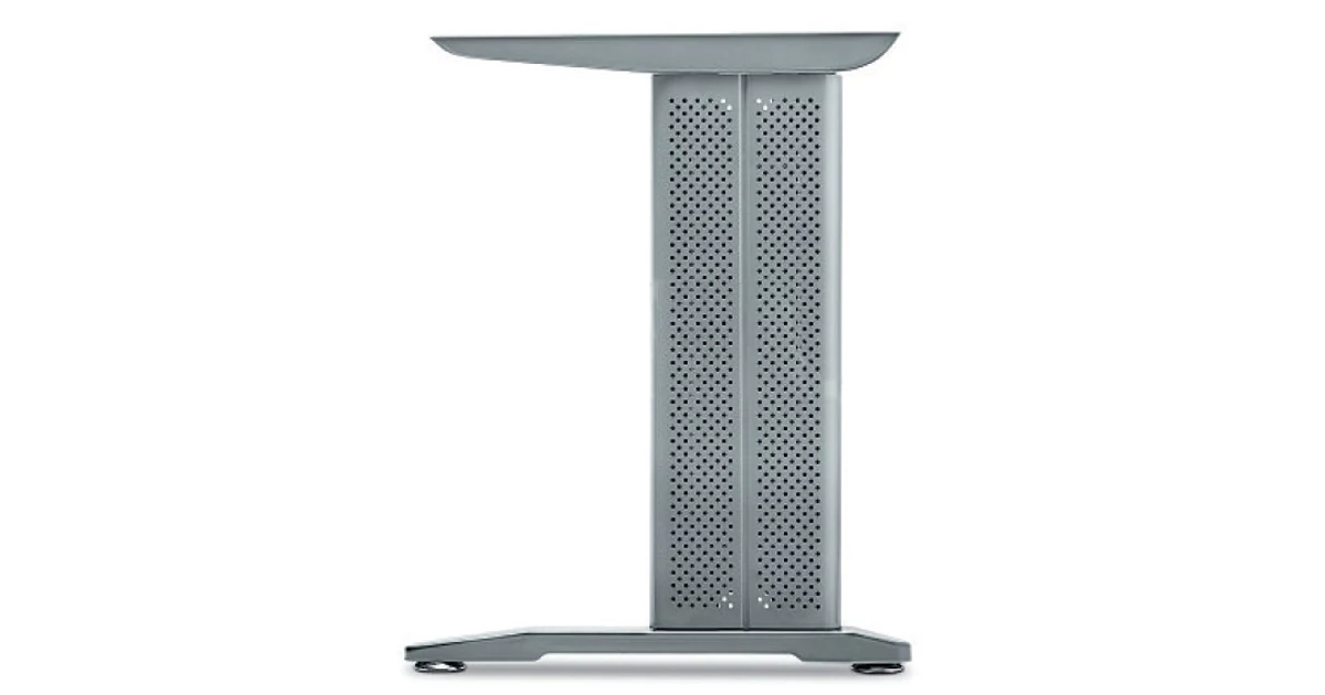 Asztalláb T szürke 725x600x62mm