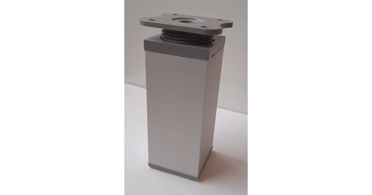 Design láb 40x40 szögletes 150mm - alumínium