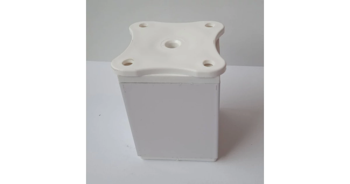 Design láb 40x40 szögletes 060mm - fehér