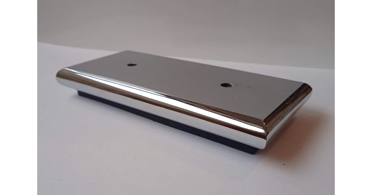 Design láb 125x60x17mm - króm