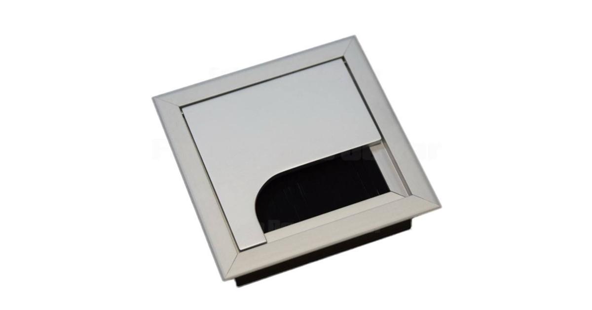 Kábelkivezető fém alu 80x80mm