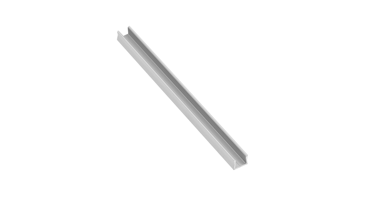 LED Profil, GLAX mikro, csavarozható, 2fm, alu elox