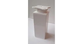 Design láb 40x40 szögletes 100mm - fehér