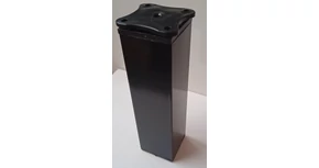 Design láb 40x40 szögletes 150mm - fekete