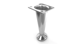 Design láb állítható tölcsér 100mm - króm