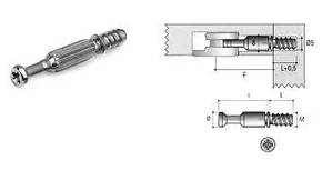 Excenter szár 7x45 ZN