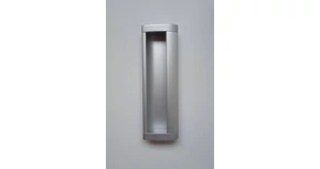 Tolóajtó fogantyú süllyesztett alu 128 mm