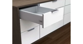 RITMA CUBE korlát nélküli 115 mm magas normál fiók, tiszta fehér